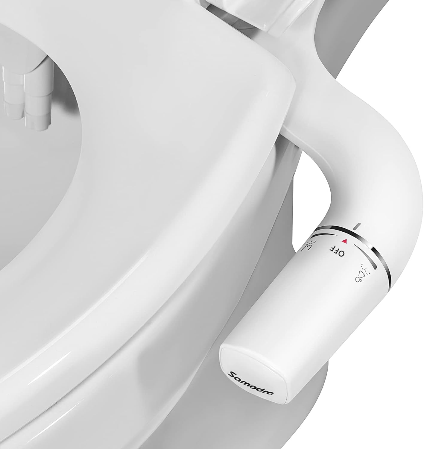 Samodra Bidet Nakładka Na Deskę Sedesową Lewostronna Ultra-Slim