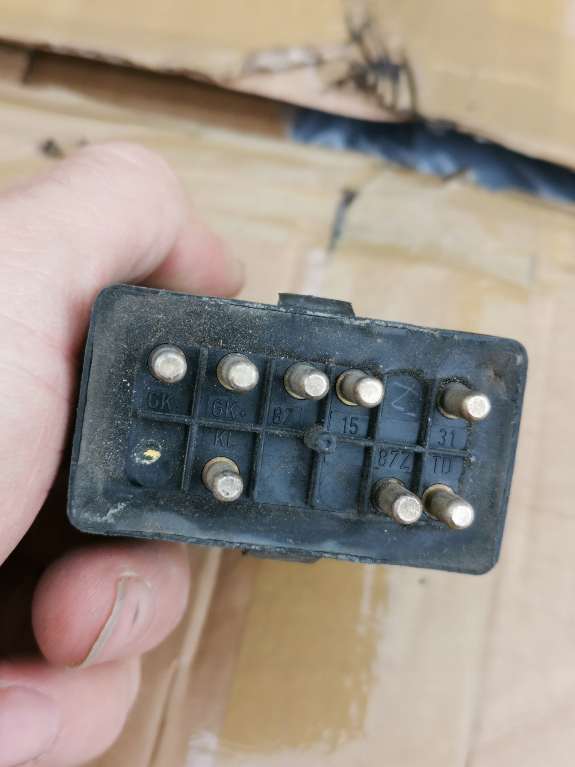 relay control unit Mercedes-Benz OE W124 0035455505