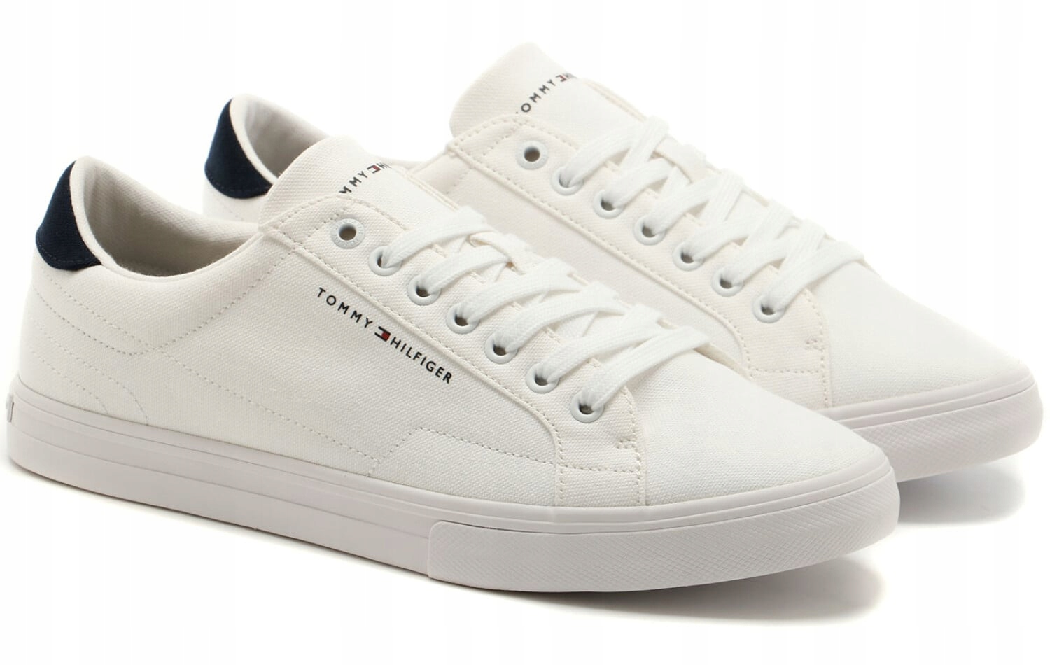 Tommy Hilfiger Vulc Core Long Lace Pánské Bílé Tenisové Tenisky 44 6MA