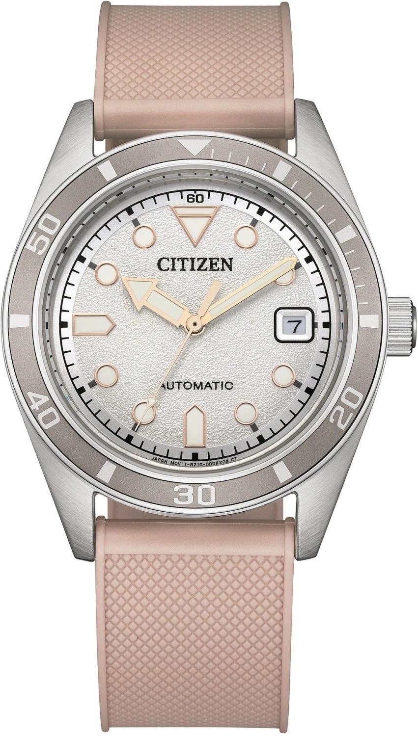 Dámské Hodinky Citizen NJ0229-07A Mechanical Automatic Růžové Na Řemínku