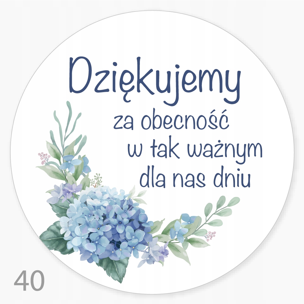 

Naklejki Ślub Urodziny Jubileusz Kwiaciarnia 48