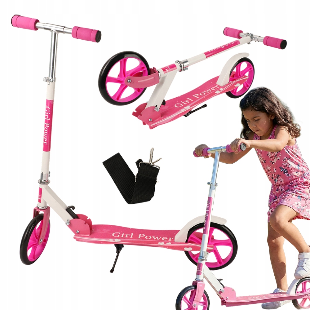 Hulajnoga Miejska Dla Dzieci Składana Kompaktowa Duże Koła 200mm