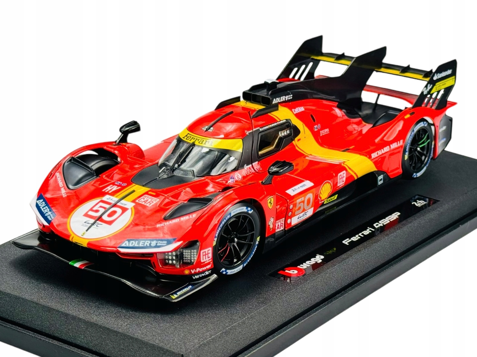 Bburago Ferrari 499P #50 Le Mans 2023 Červená 1:18 Nový Kov Model