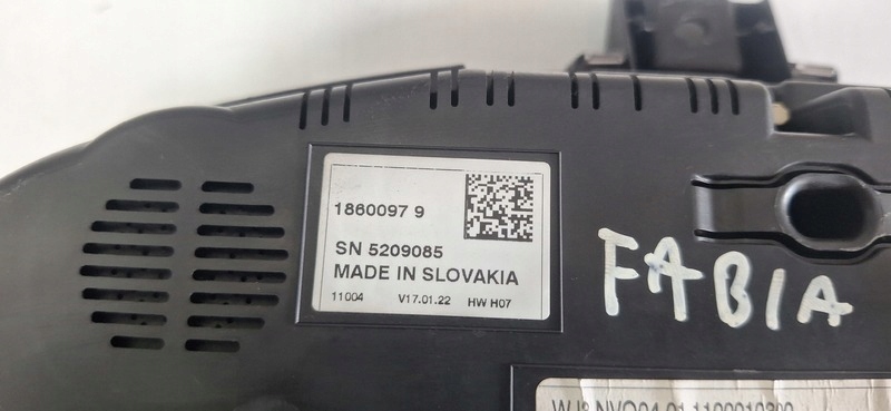 dials SKODA FABIA II 5J0920800H