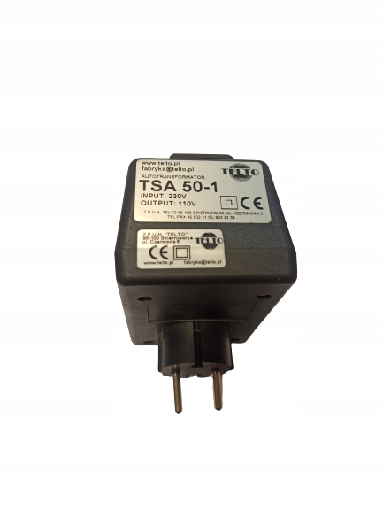 TRANSFORMATOR 50W 230/110V TSA 50-1 POLSKA/USA