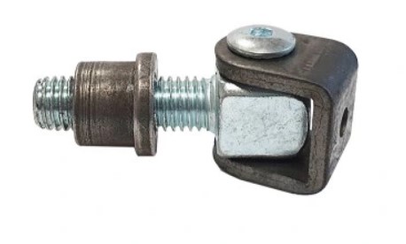 

Zawias do furtki bramy regulowany do wspawania M12