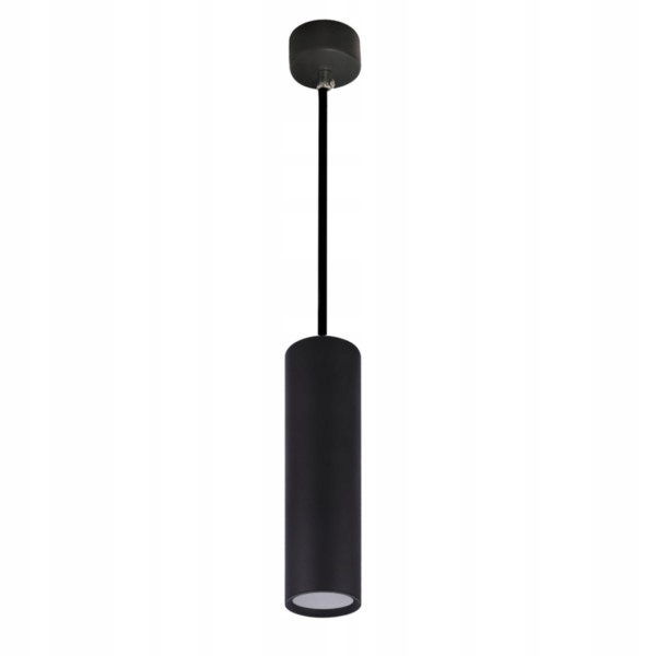 

Lampa Wisząca Sufitowa Tuba czarna 17cm GU10