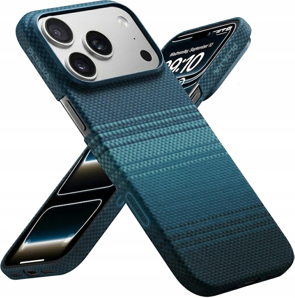 Puzdro na iPhone 17 Pro Pitaka Aramid Fiber Ultra Slim Case pre MagSafe Kryt
