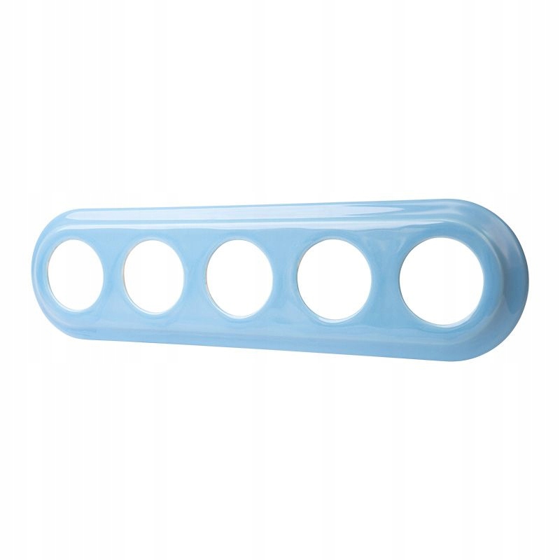 Keramický Podomietkový Päťnásobný Rámik Pastelový Azúrový