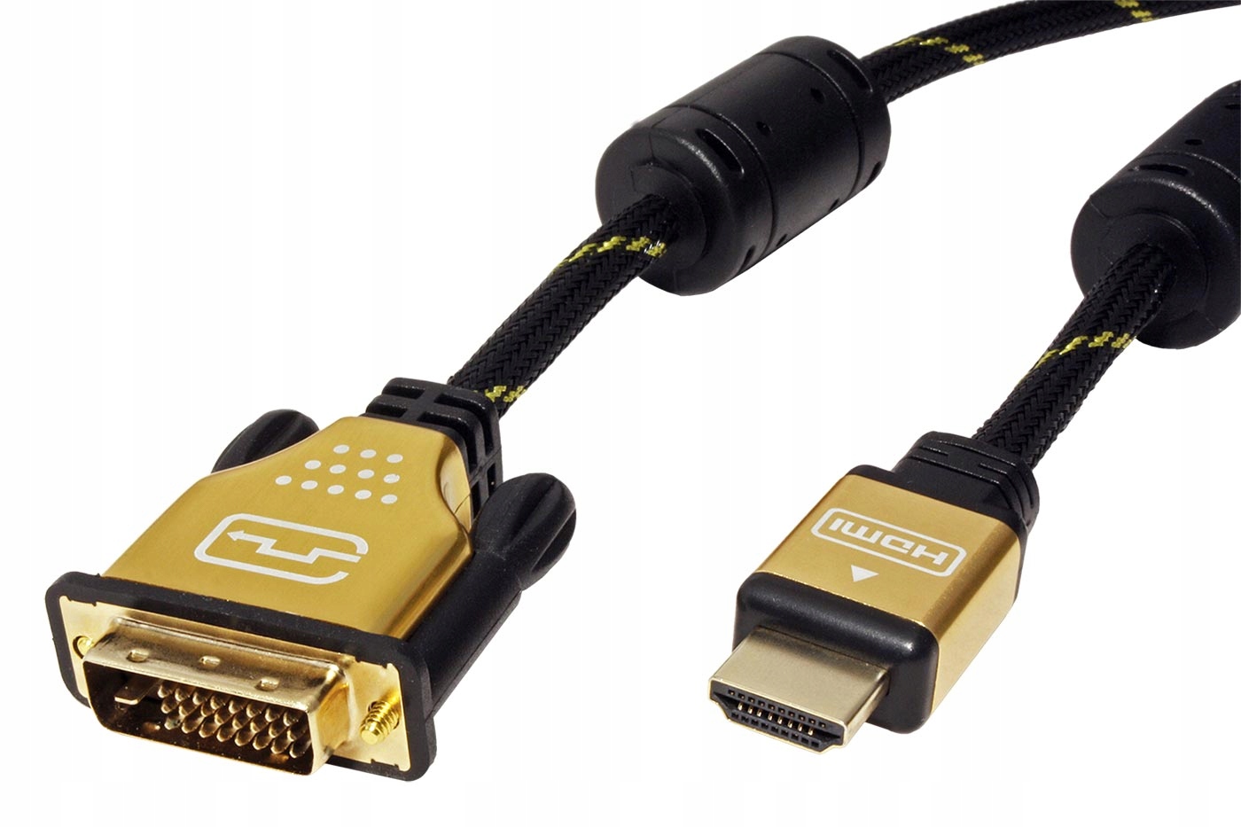 Roline-gold Dvi-hdmi kabel, DVI-D(M) Hdmi M, 7,5m