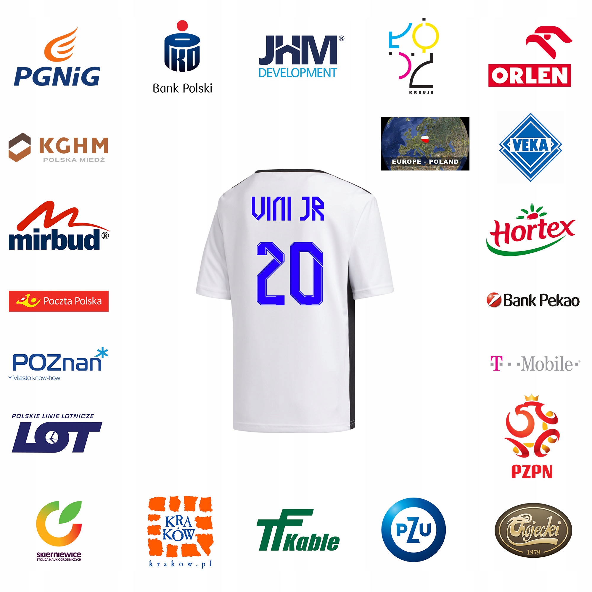 Koszulka Adidas Real Madryt VINI 152 Rękaw krótki rękaw