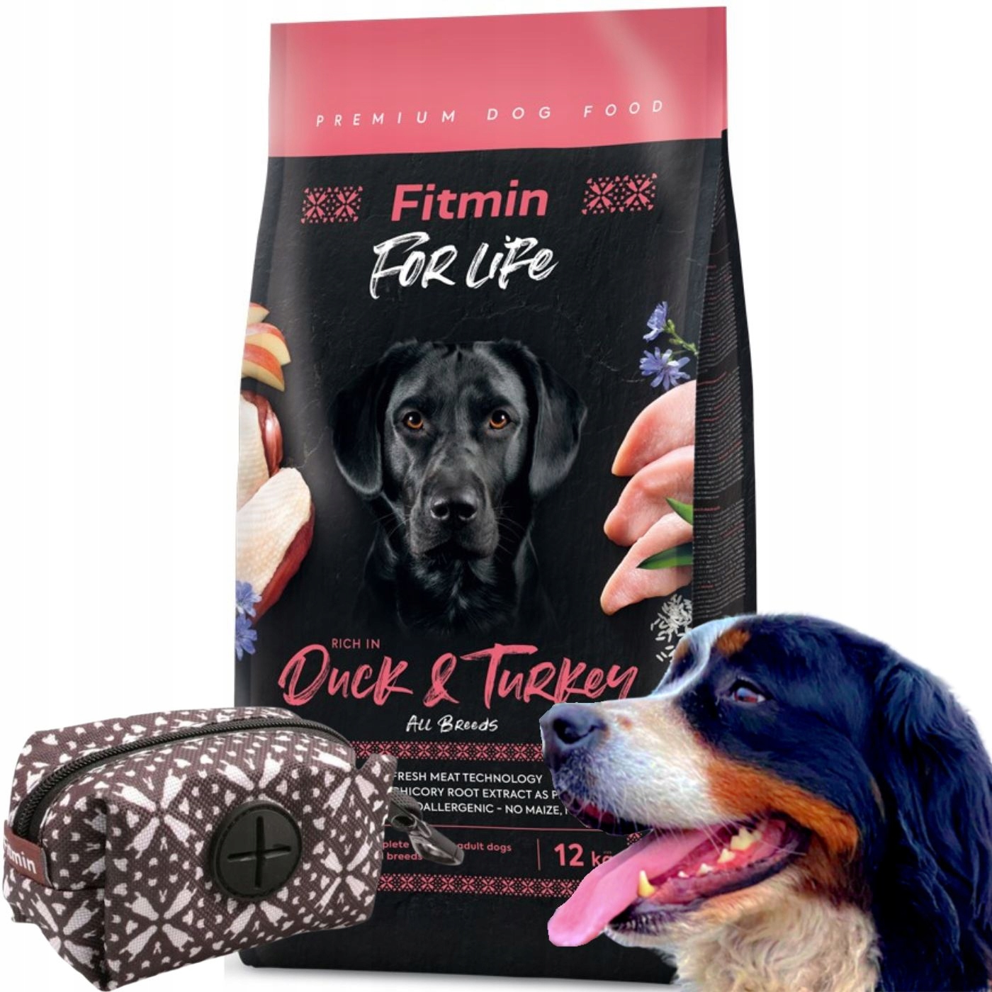 Fitmin for Life Duck&Turkey 12 kg karma etui na woreczki