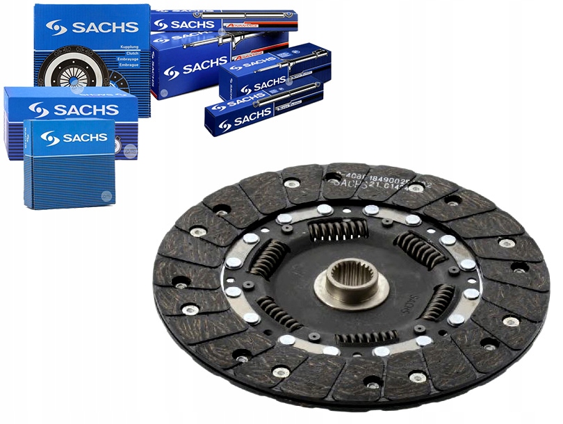 1878 001 - Диск сцепления Sachs AUDI A4 1.9 TDI (8D2. Б5)