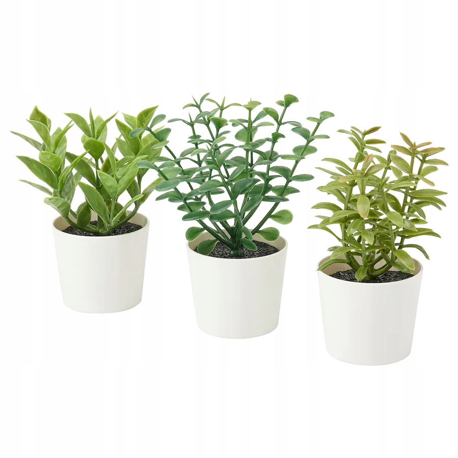 

Ikea Fejka Sztuczna mini roślina Zioła 3szt 11cm