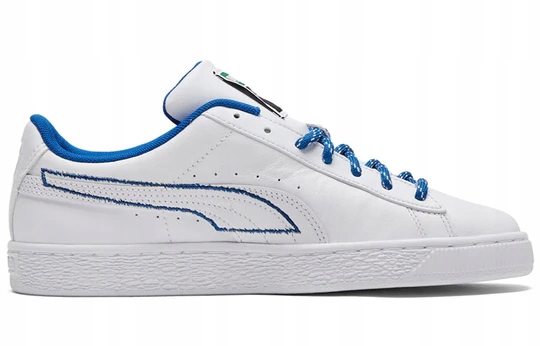 Sportovní obuv Puma Basket New Heritage bílá kožená vel. 36