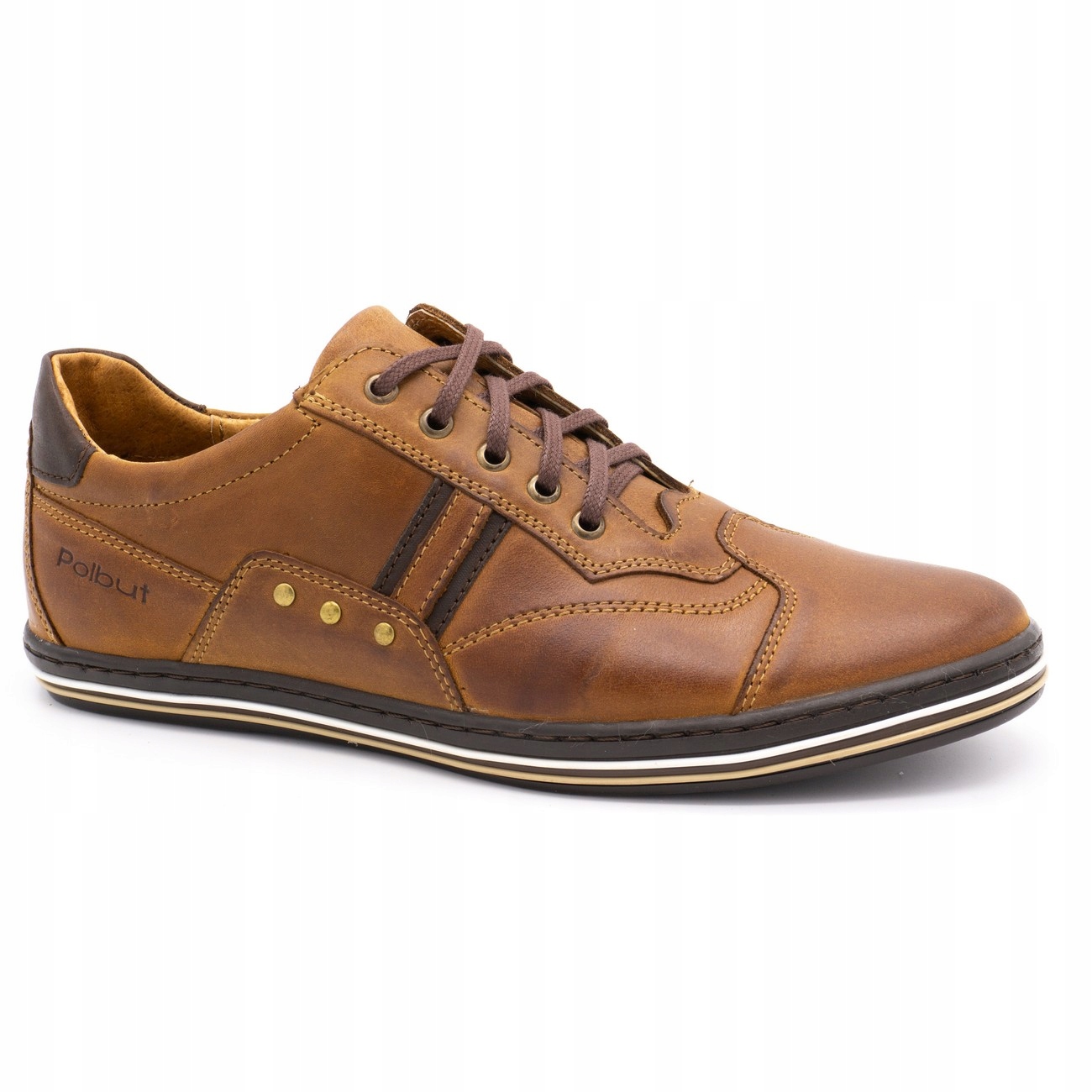 

Buty Męskie Skóra Casual Polskie 1801P Ax 40