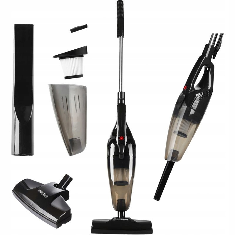 Výkonný Tyčový Vysavač Ruční Bezsáčkový Kabelový Vysavač 3V1 Lehký Nástavce