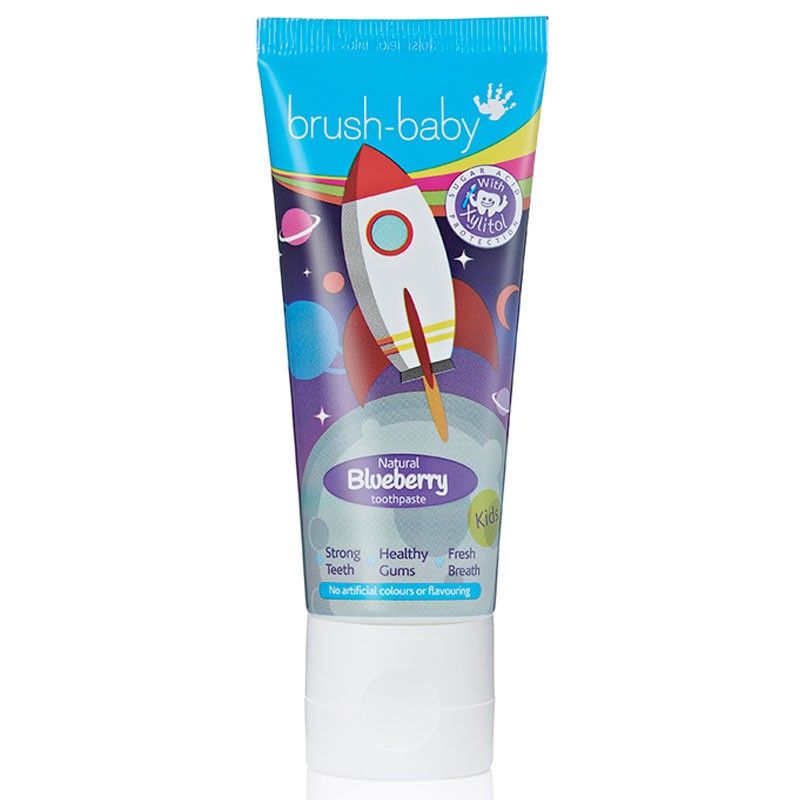 

Brushbaby Pasta dla dzieci 3+ jagodowa z fluorem