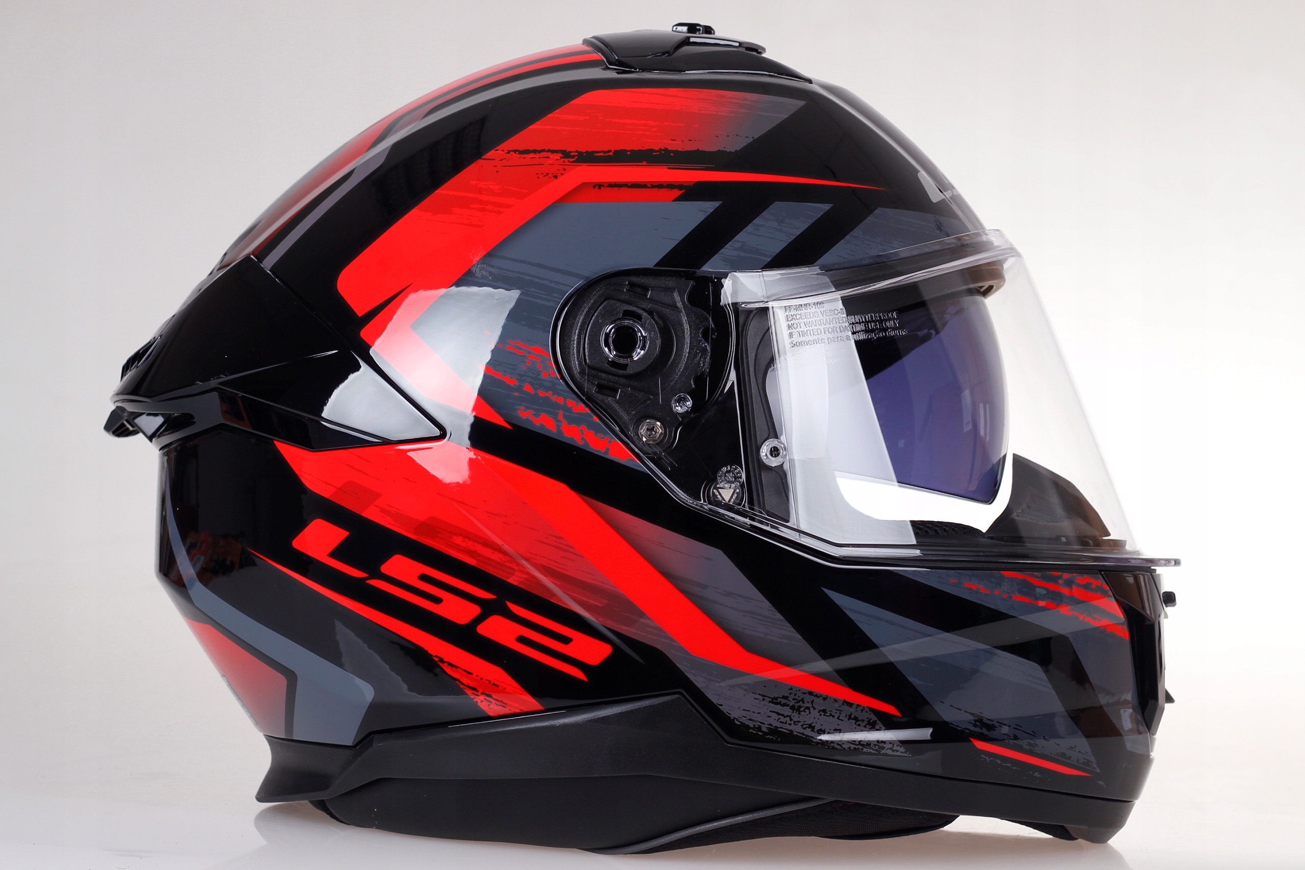 KASK MOTOCYKLOWY LS2 FF808 STREAM II ECE 22.06 blenda Fury red Model FF808 Stream II