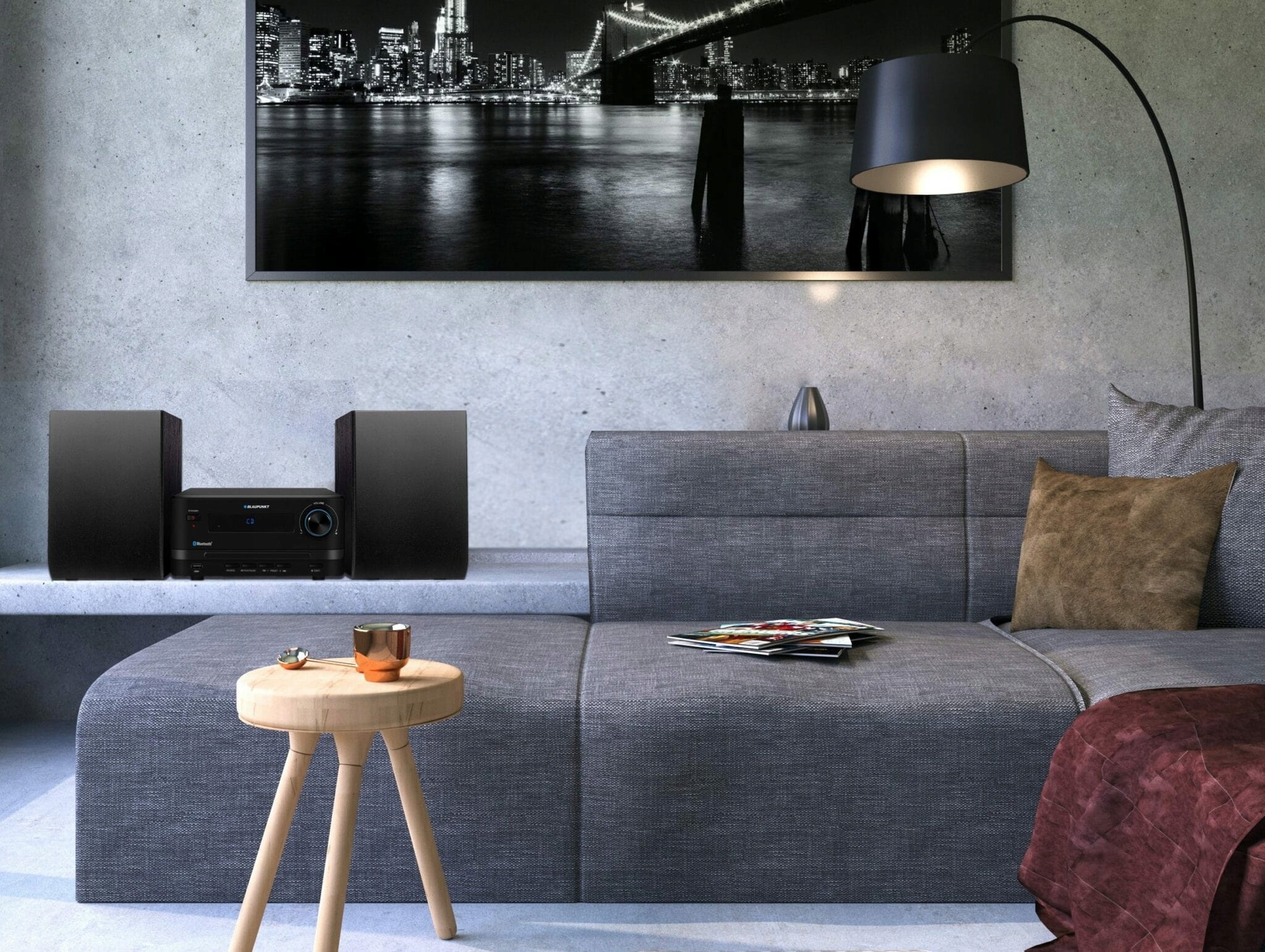 WIEŻA STEREO BLUETOOTH CD USB MP3 BLAUPUNKT MS14BT Rodzaj odtwarzanych nośników CD Audio CD MP3 nośnik USB