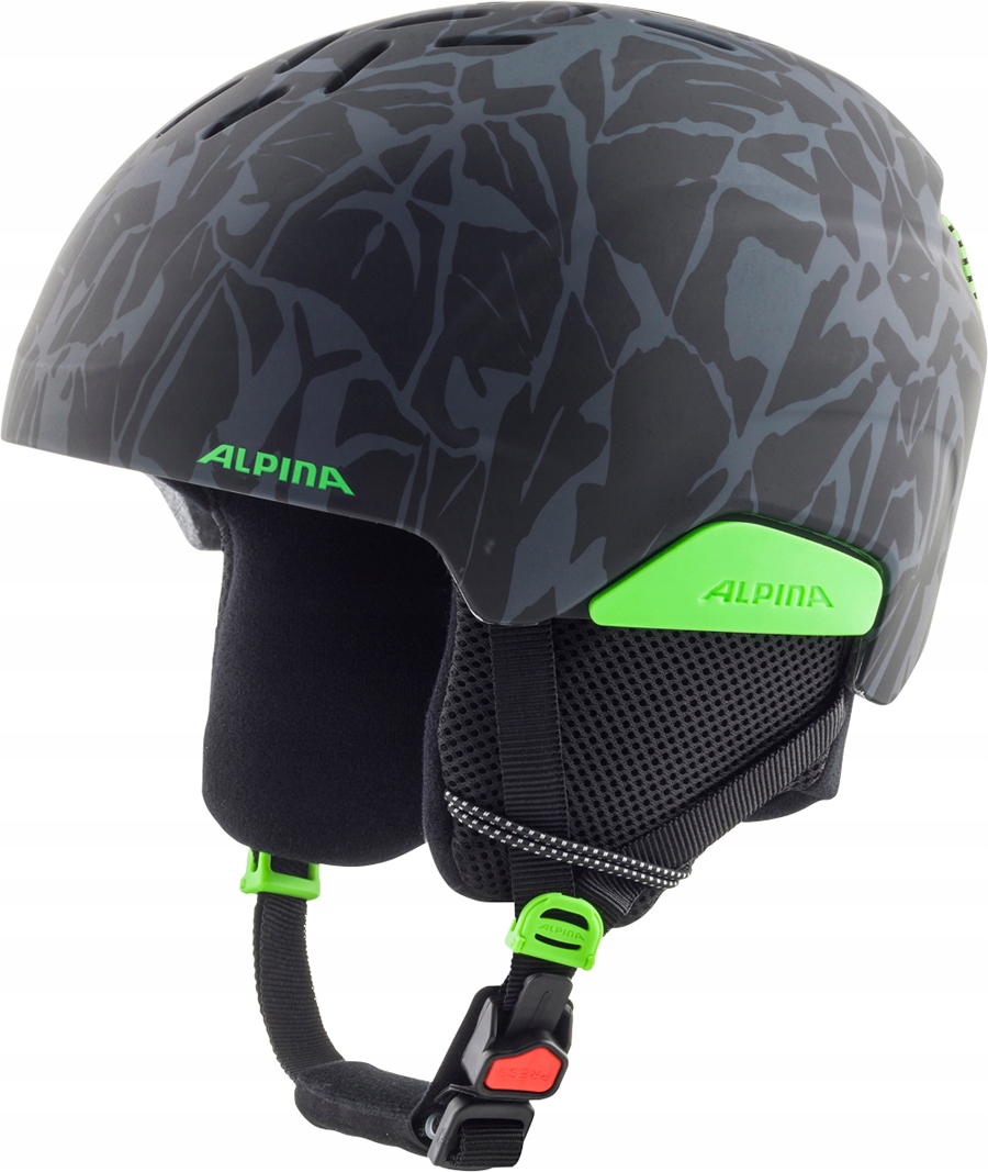Zimní lyžařská přilba Alpina Pizi black green camo matt, velikost 51-55 cm