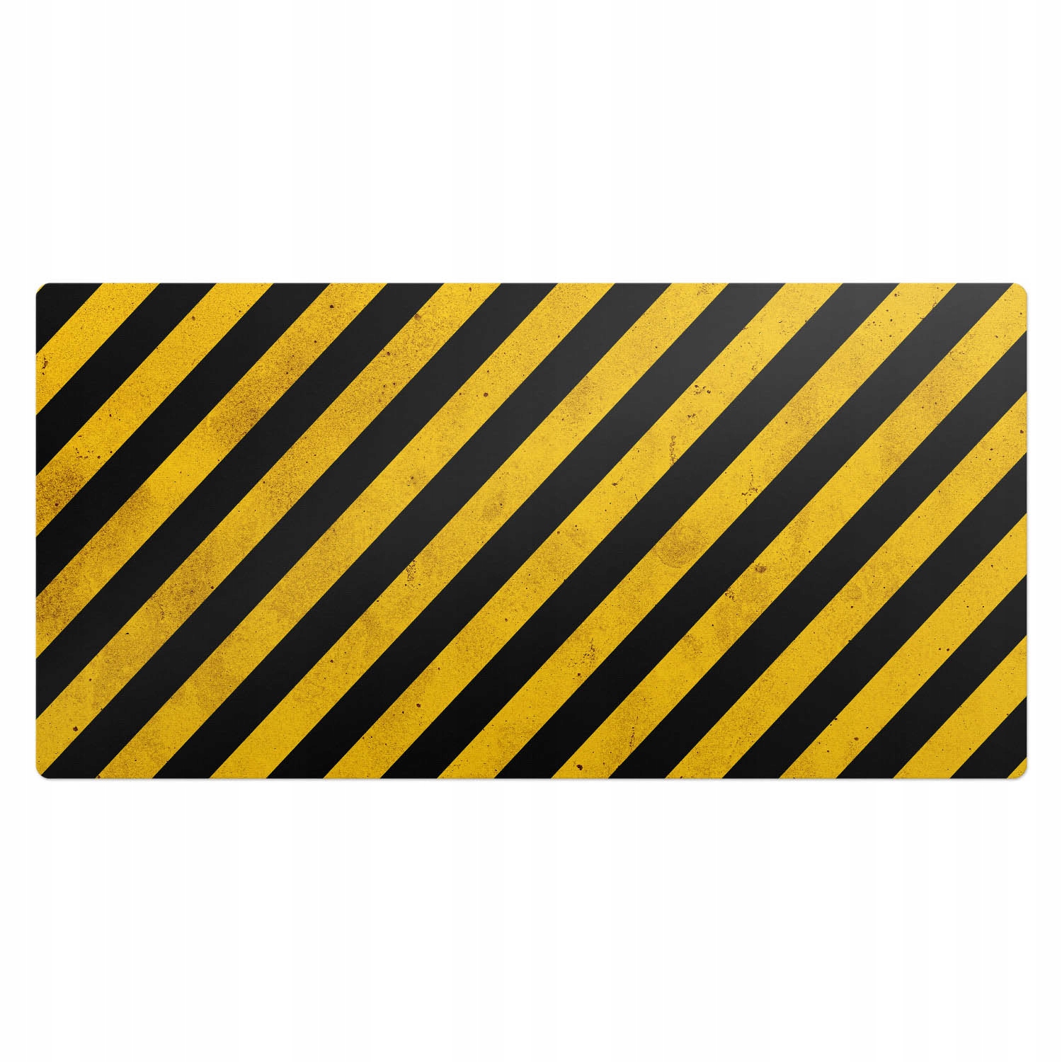 Dekorativní podložka pod notebook na psací stůl Výstražné proužky v úkosu 100 x 50 cm