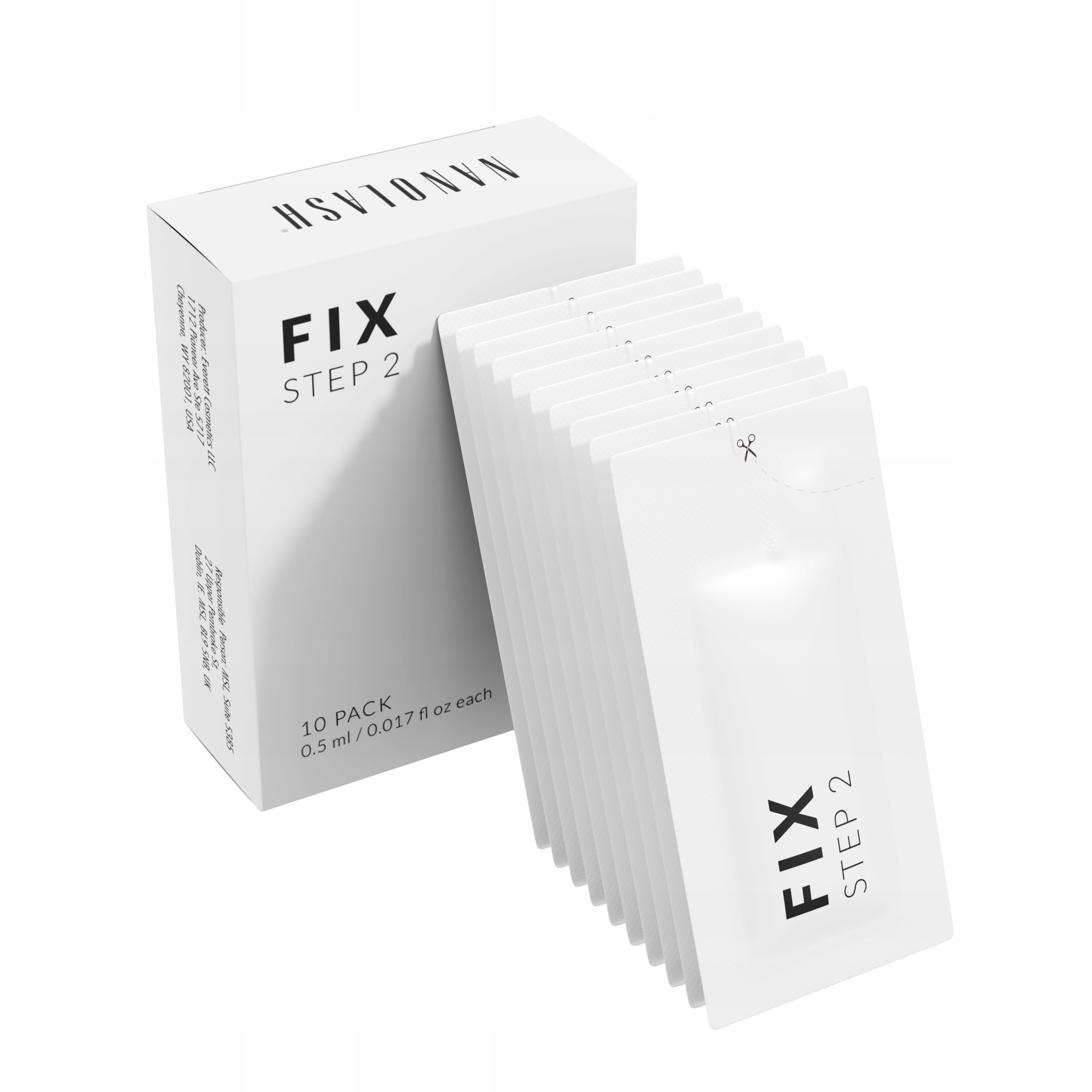 Nanolash Fix Krok 2, 10 x 0,5 ml