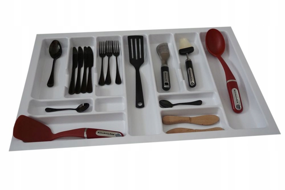 

Wkład organizer na sztućce biały do szuflady 80cm