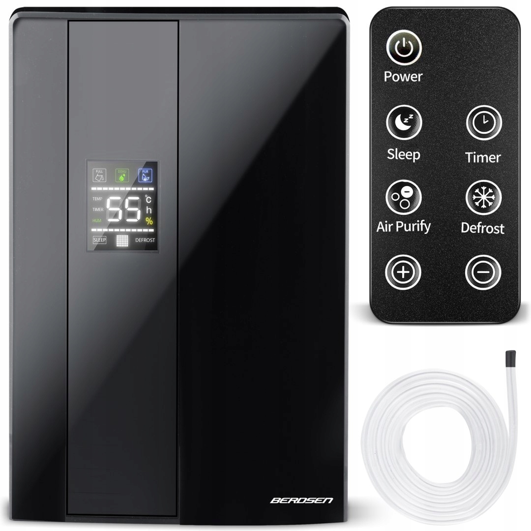 Odvlhčovač vzduchu Berdsen BR-20D Pohlcovač vlhkosti 2L Uv