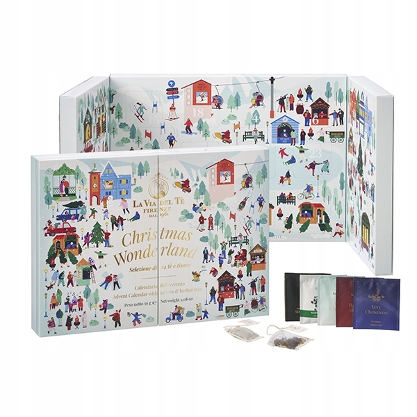 Kalendarz adwentowy z herbatami La Via Del Te 24 saszetki Bardzo Duży!