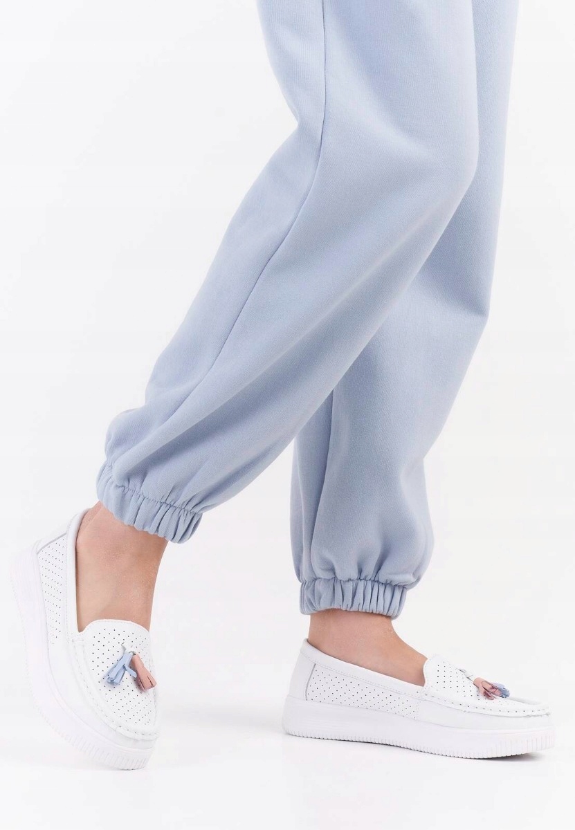 MOKASYNY PÓŁBUTY NA PLATFORMIE DAMSKIE KOLOROWE FRĘDZLE SERGIO LEONE 36 Rozmiar 36