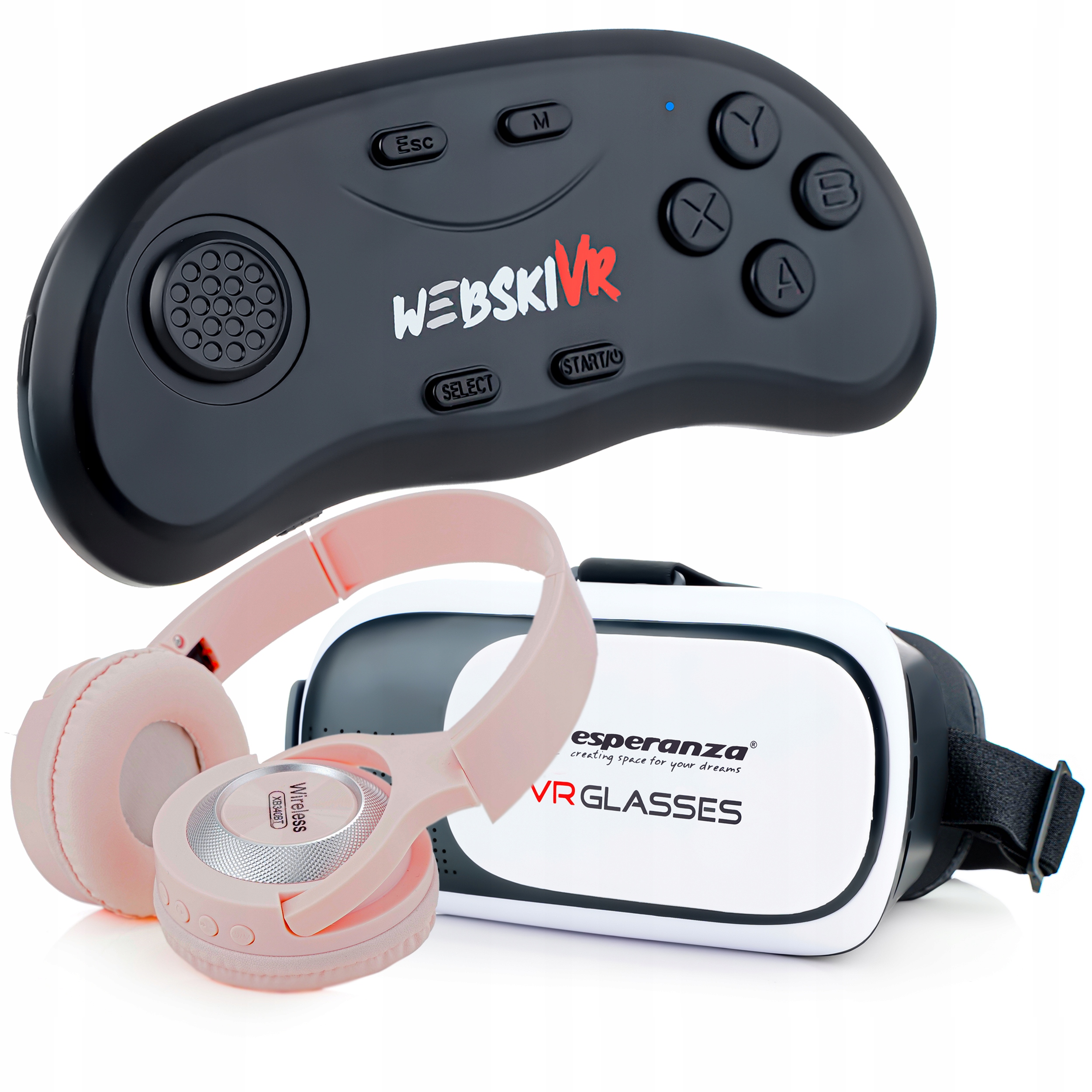 GOGLE OKULARY VR 3D WIRTUALNE DO TELEFONU DO GIER