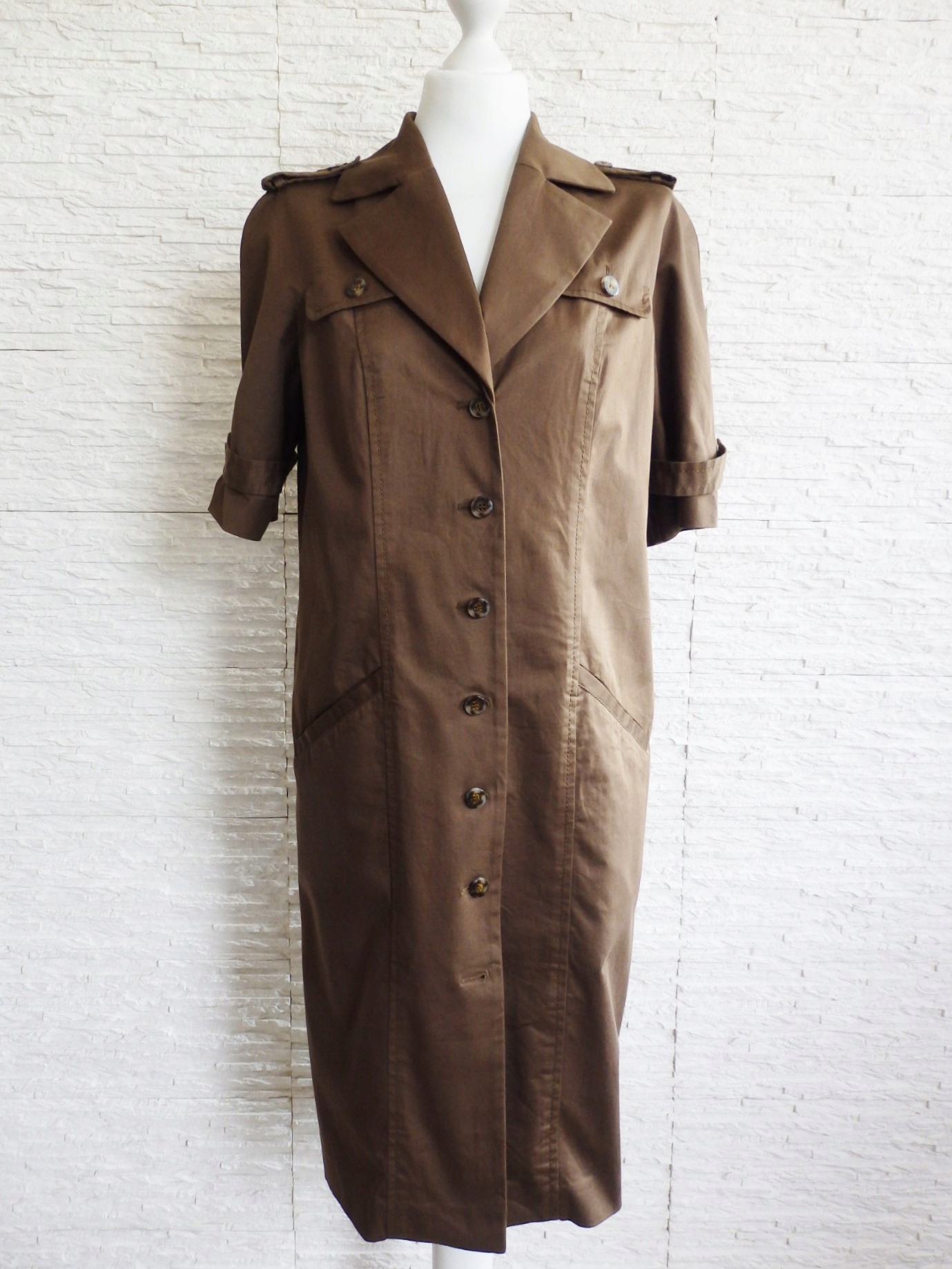 LAUREL ___ LETNIA SUKIENKA SZMIZJERKA BRĄZ R. 36 Marka inna