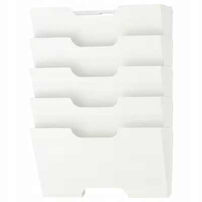 PÓŁKA ŚCIENNA WISZĄCA NA GAZETY BIAŁA KVISSLE IKEA