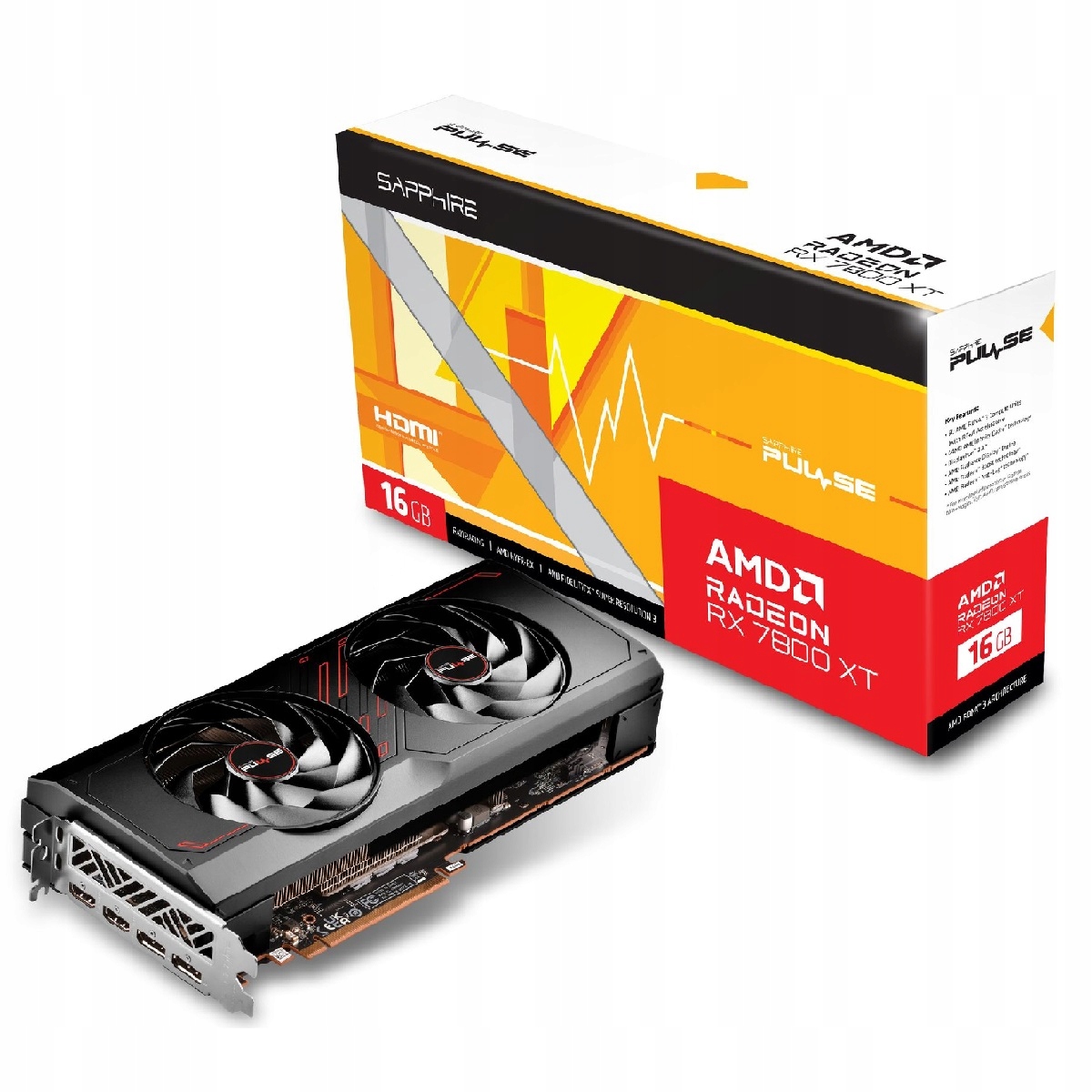 KOMPUTER GRACZA i7-13700 RX7800XT 32GB 1TBSSD WIFI Chipset karty graficznej AMD Radeon RX 7800 XT