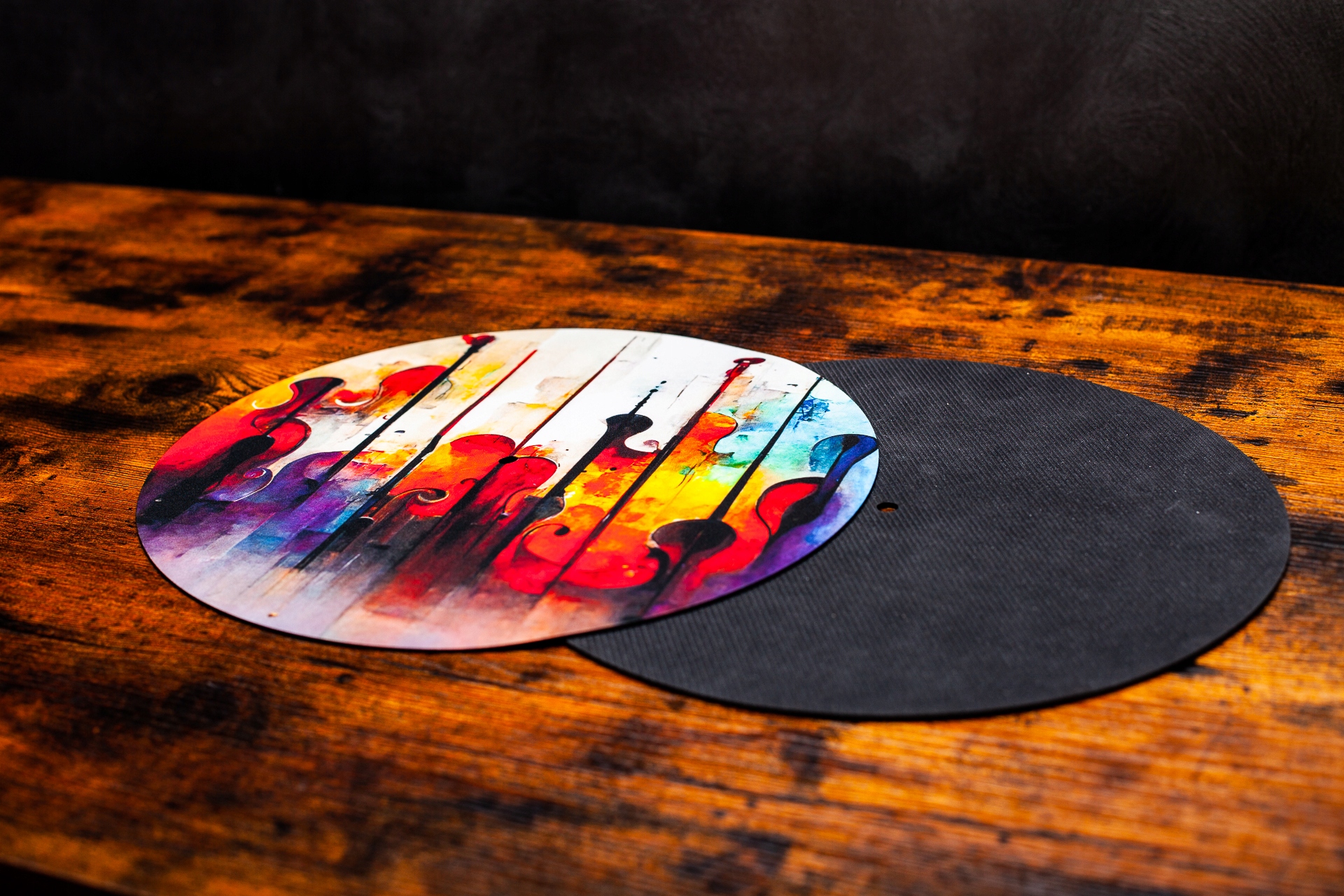 SLIPMATA GRAMOFONOWA - GUMOWA MATA DO WINYLI Napęd brak informacji