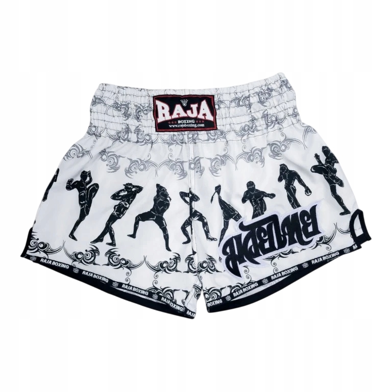 spodenki muay thai raja XXL Biały