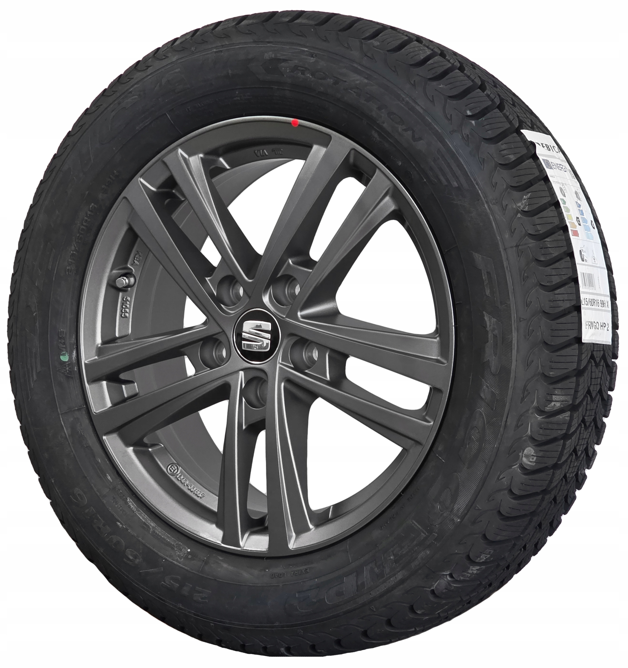 Nové Grafitové Kolesá Seat Ateca Škoda Karoq Dębica 215/60R16 16 Cali 2025
