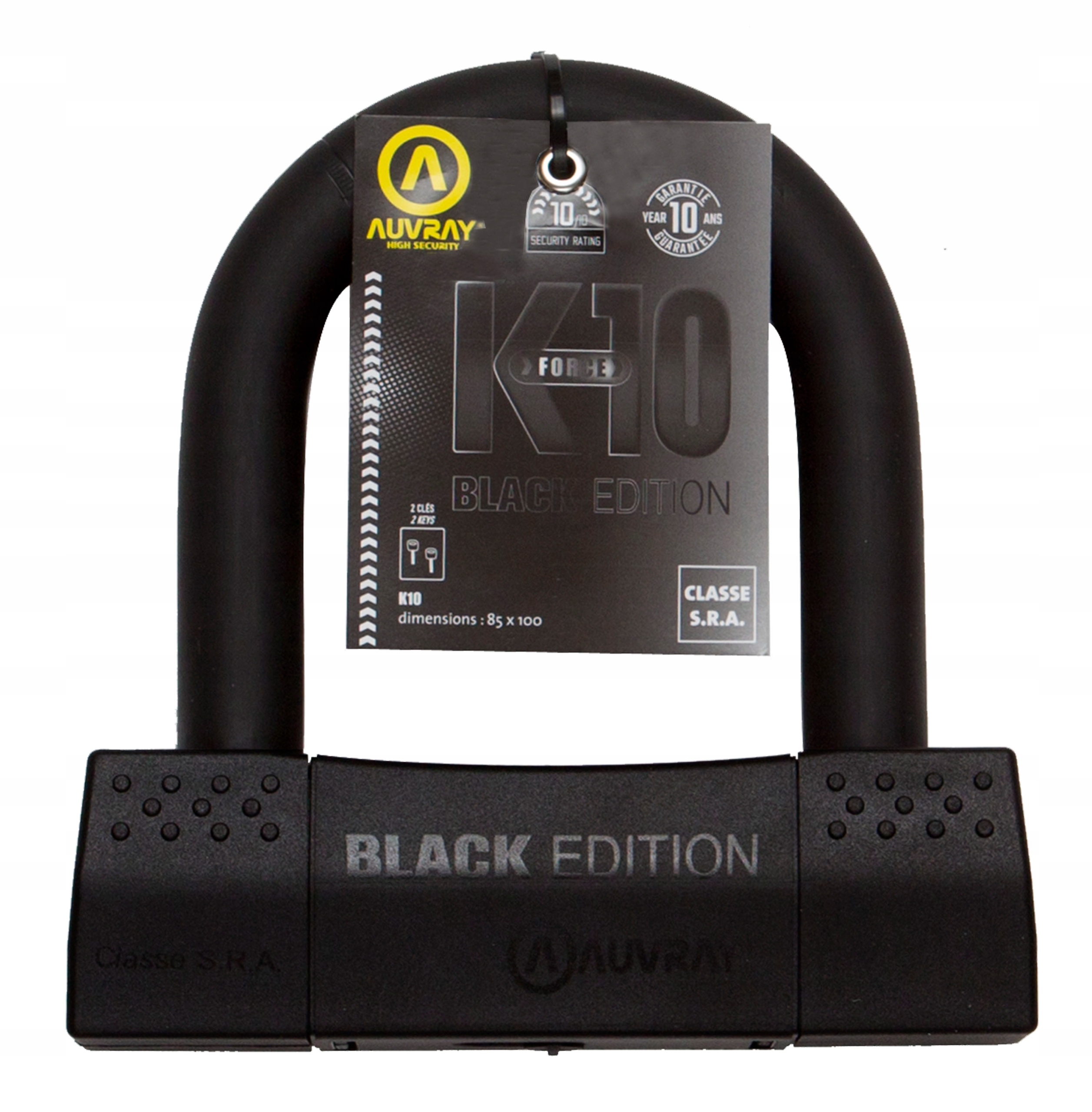 ЗАСТЕЖКА AUVRAY U LOCK BLACK 85 X 100 SRA