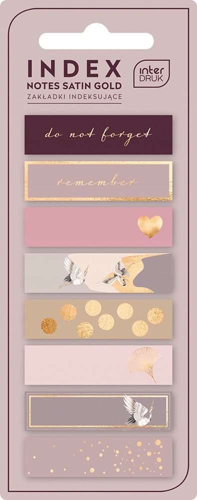 

Zakładki indeksujące 200 szt. Satin Gold Interdruk