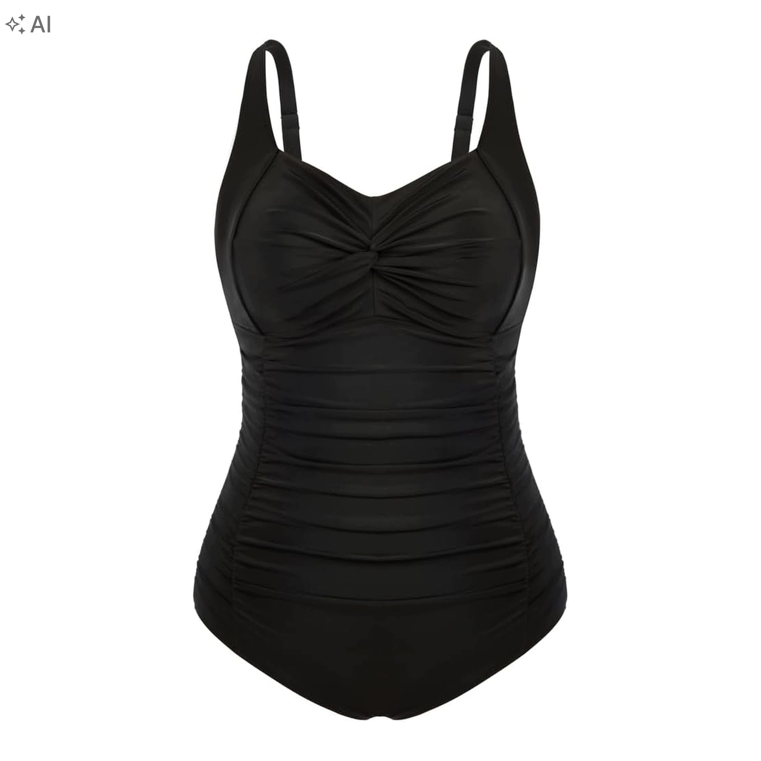 Dámské jednodílné plavky plus size pro zeštíhlení břicha
