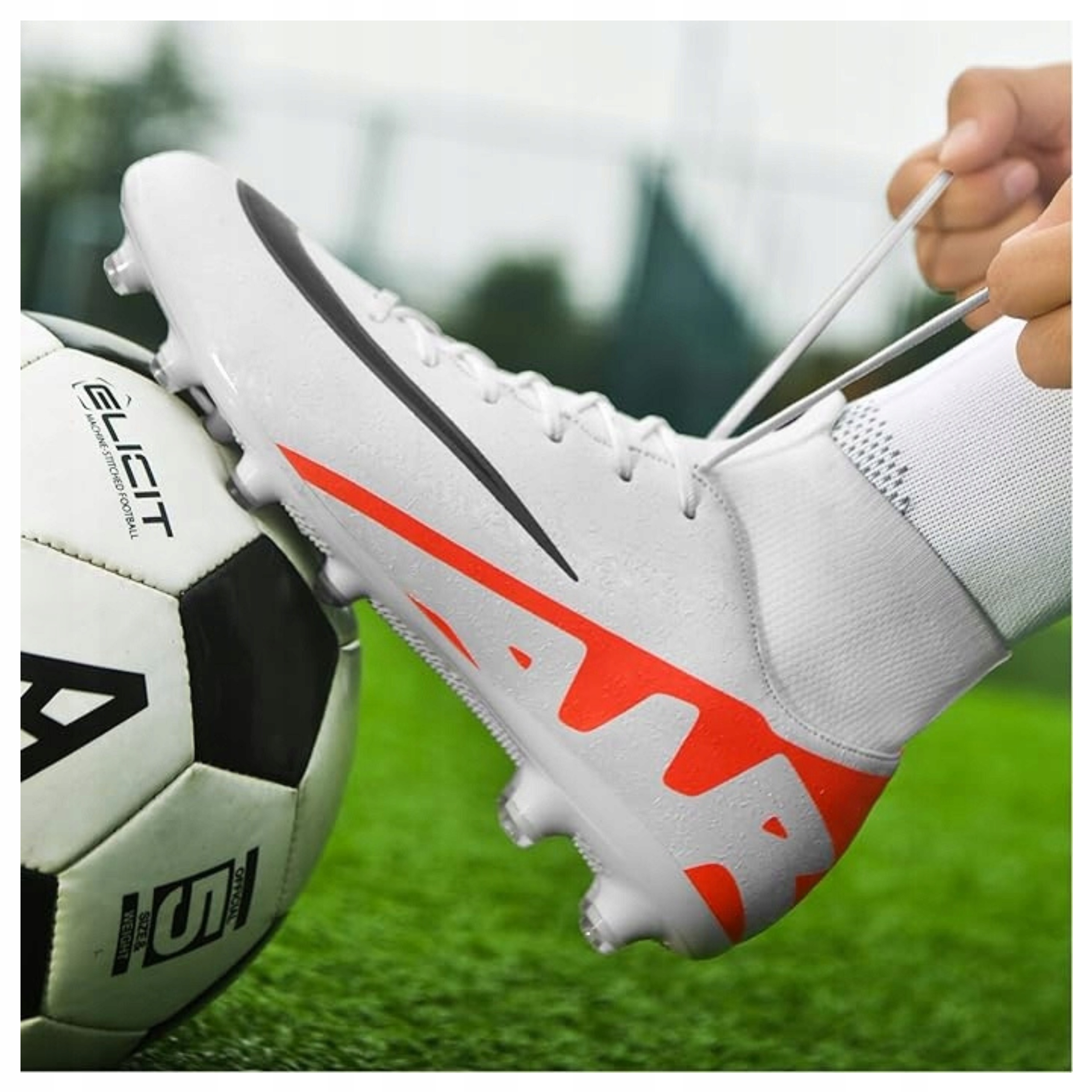 Korkové Fotbalová obuv tréninkové pánské kopačky na fotbal, sportovní lanka Fg