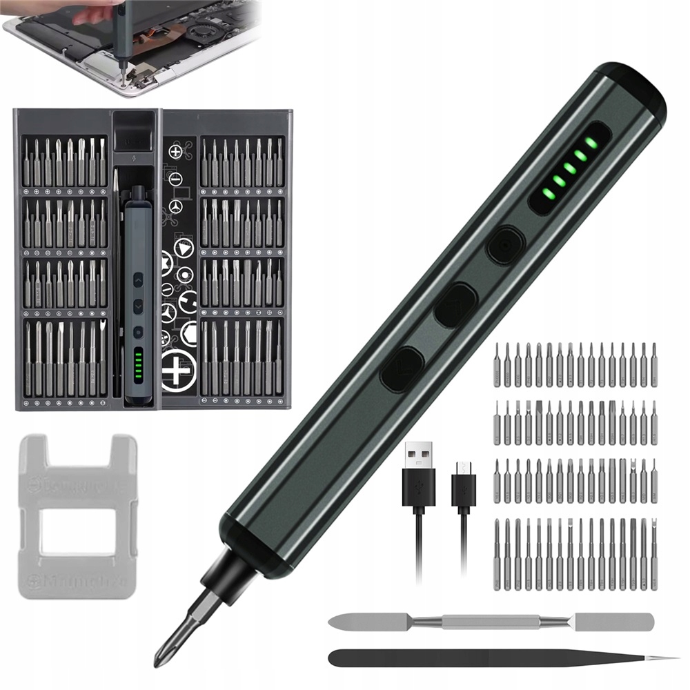 Mini šroubovák Elektrické Šroubováky Přenosné Hlavy Šroubováků Sada 68v1