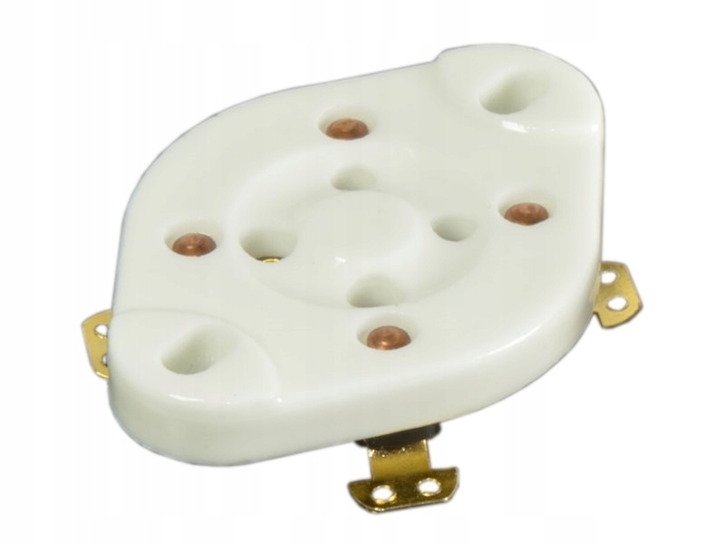 PODSTAWKA CERAMICZNA 4PIN OB12 ZŁOCONA 300B 2A3