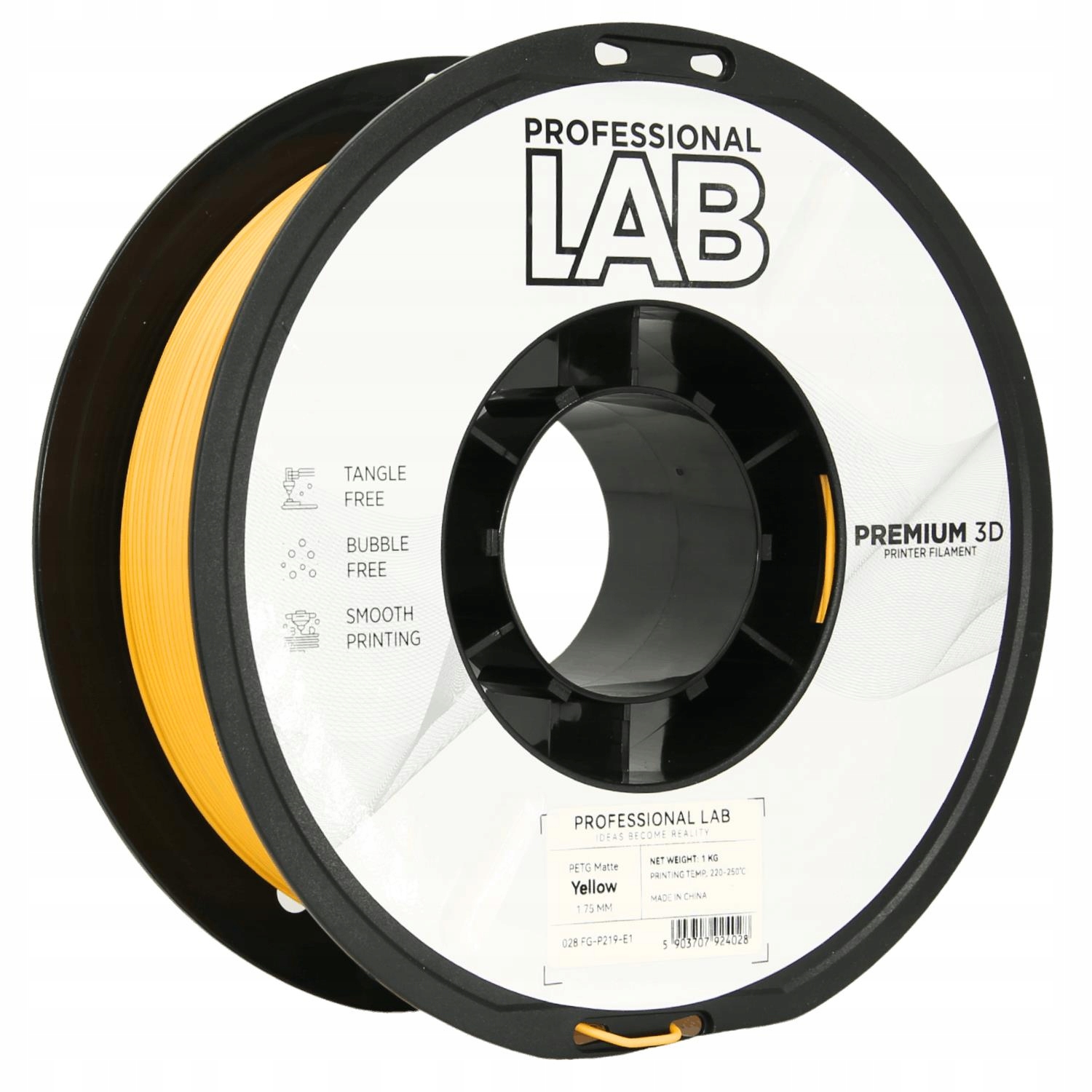 Filament PETG Imagine 1,75 mm 1000 g żółty