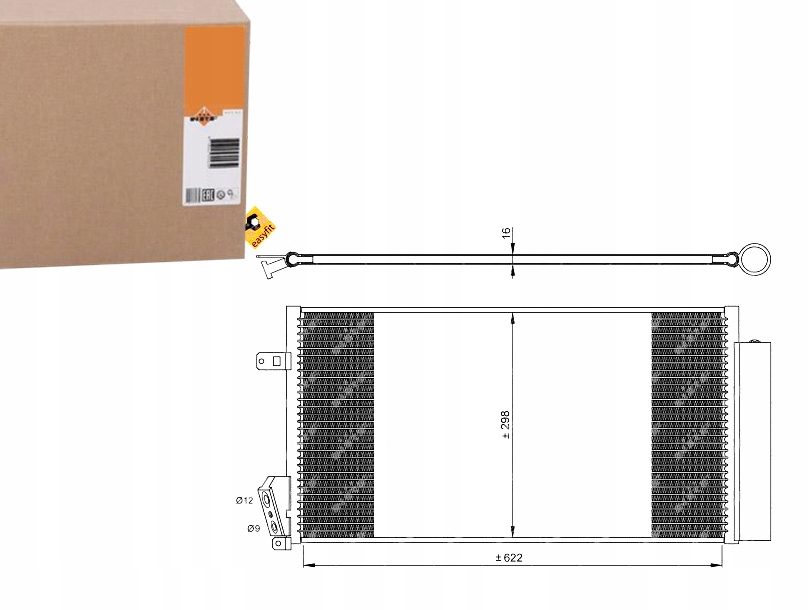 NRF35940 Kondenzátor Klimatizace Fiat Doblo 2010- Asistent řidiče #33