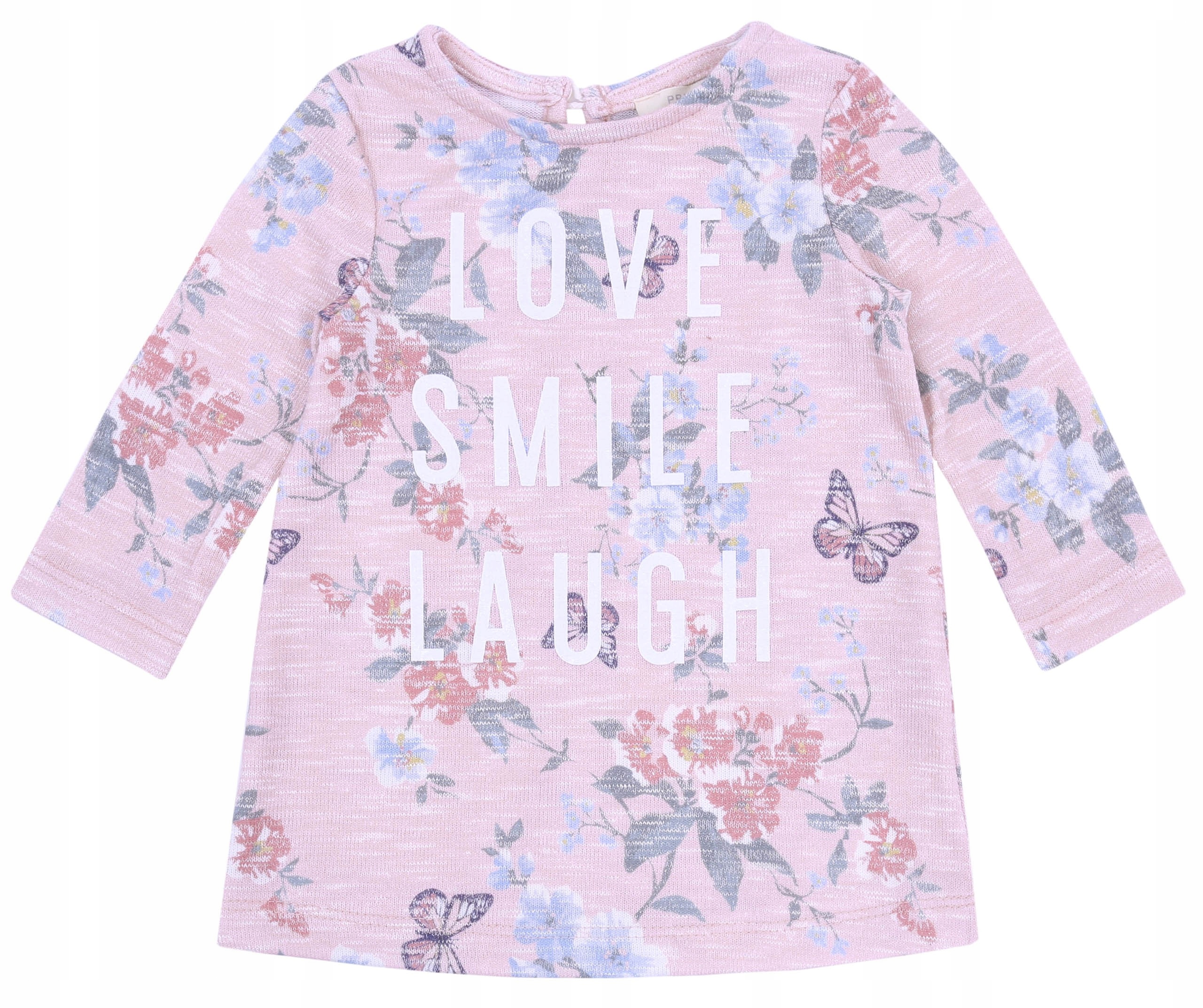 

Różowa sukienka, tunika Love Primark 12-18 m 86 cm