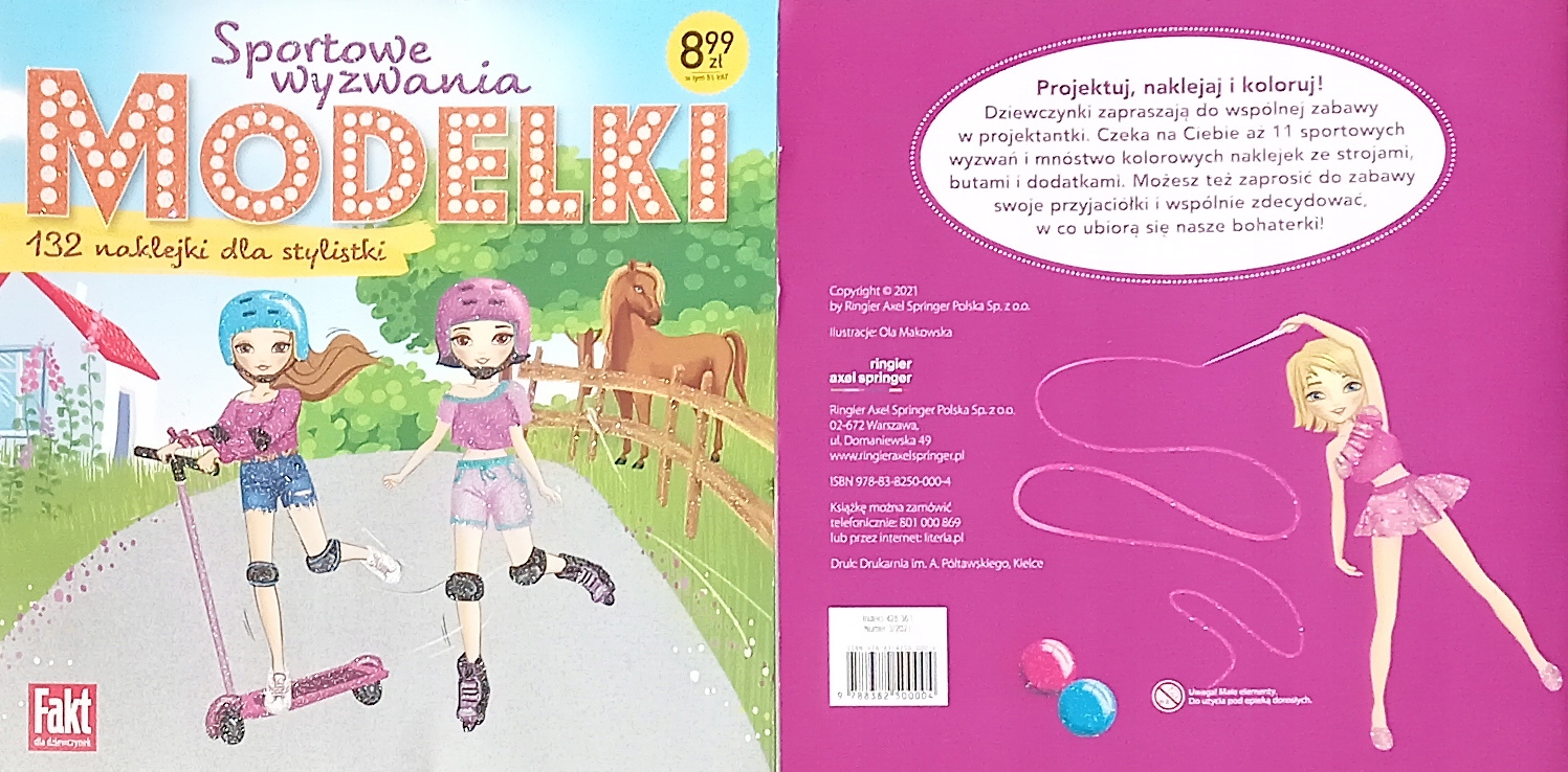 MODELKI SPORTOWE WYZWANIE NAKLEJKI