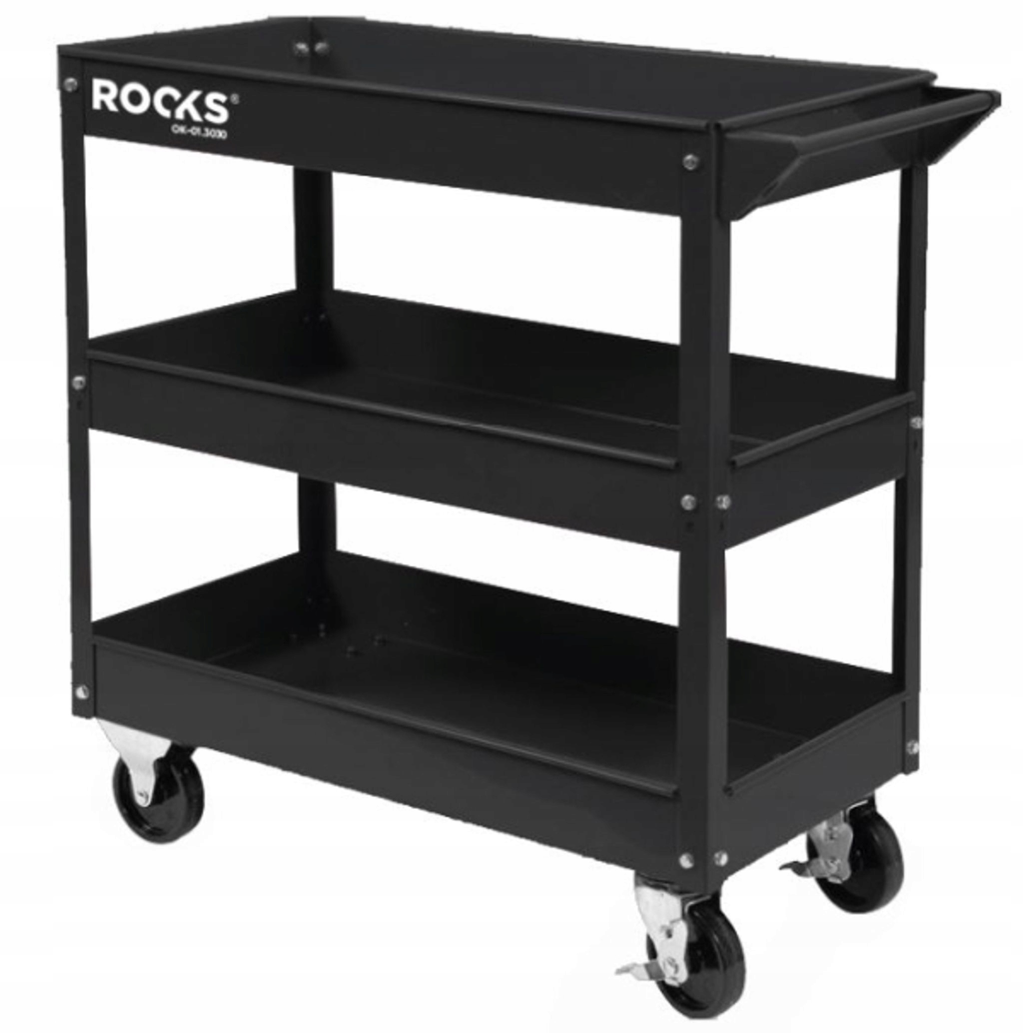 Servisný Vozík 3 Police, 130 Kg Rooks