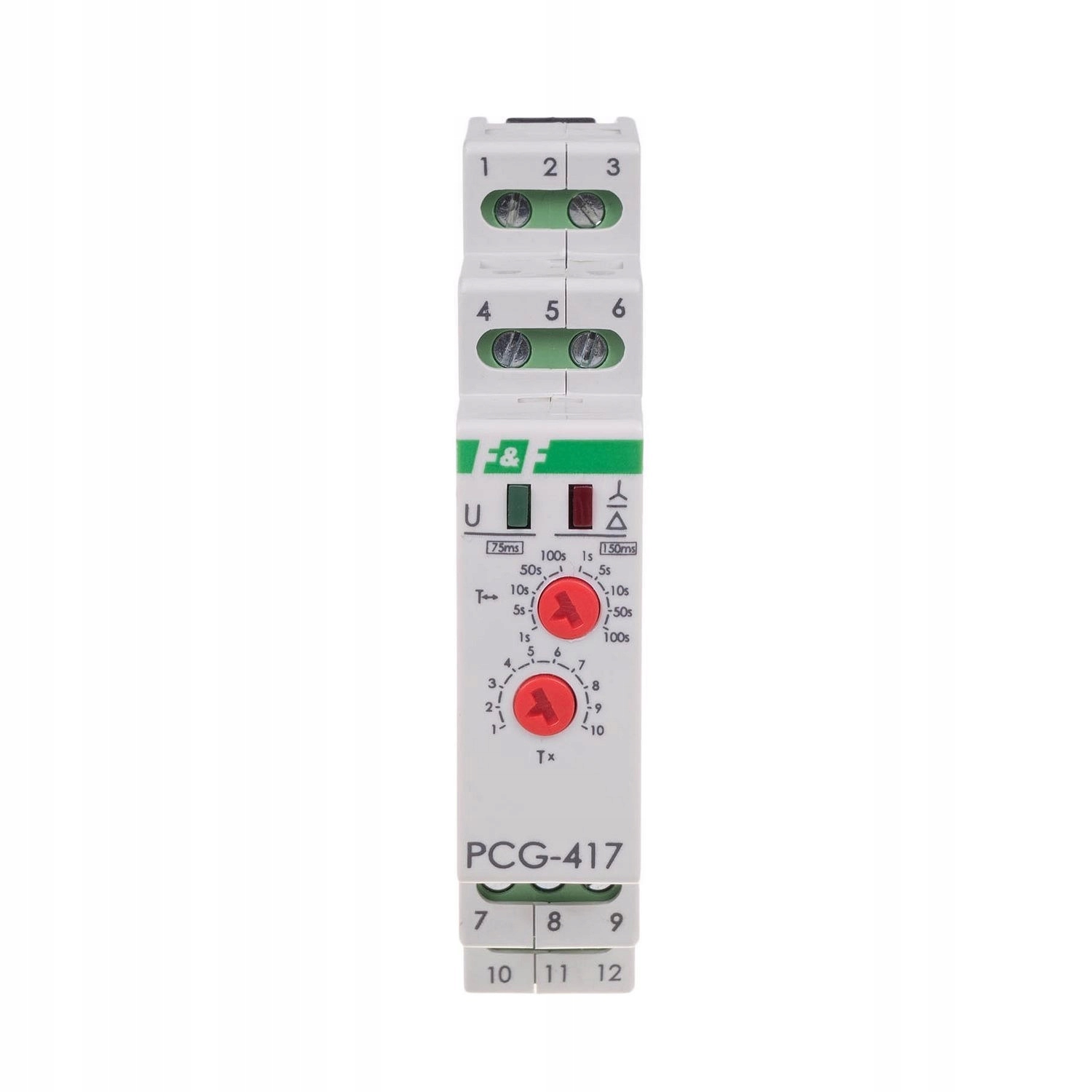 Časové Relé Gw.-tr. 230V Ac 24V Ac-dc F&f PCG-417 Duo